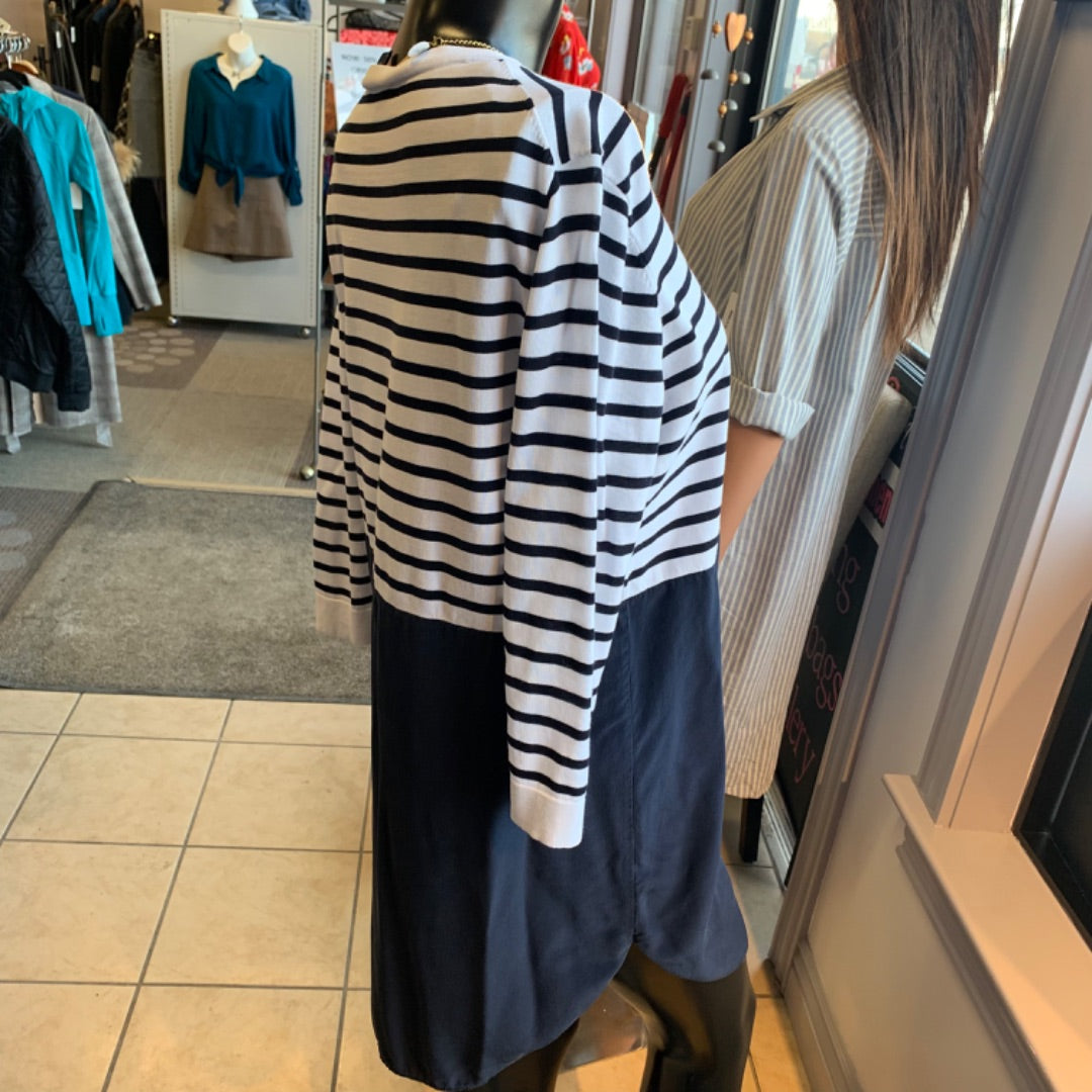 COS, Dresses, Small White navy