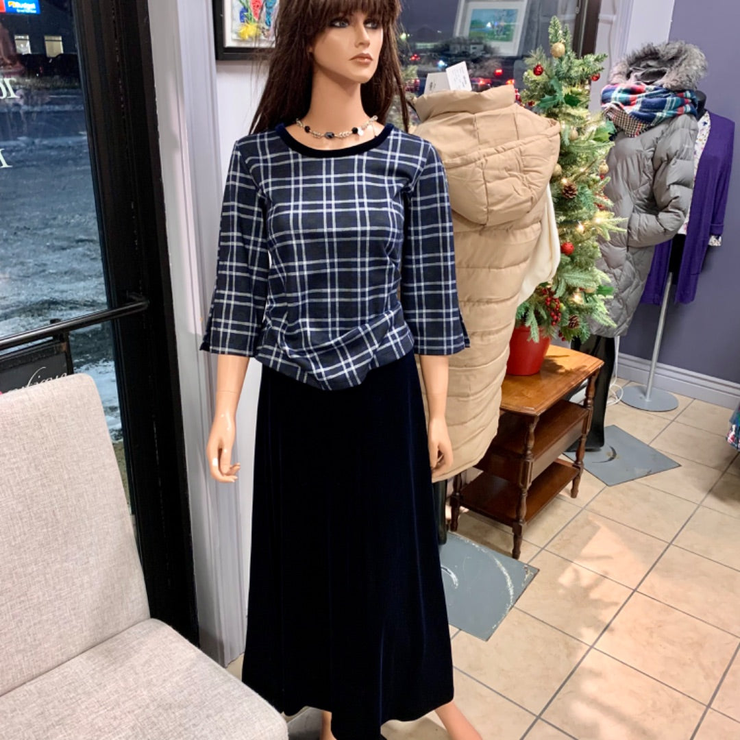 Bianca N, Skirts, Size 12 Petite Midnight Blue