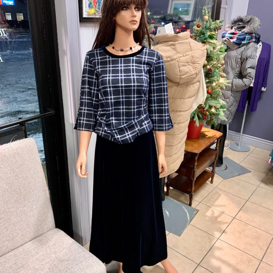 Bianca N, Skirts, Size 12 Petite Midnight Blue