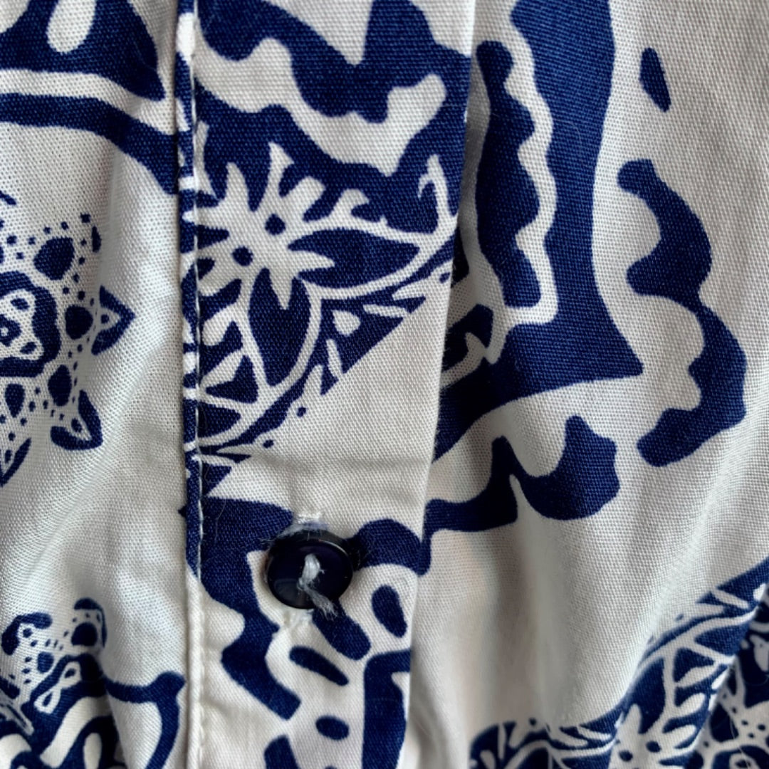 Zara, Dresses, Medium Navy White