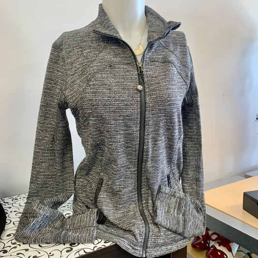 Lululemon Zipper up, Size 8 Grey