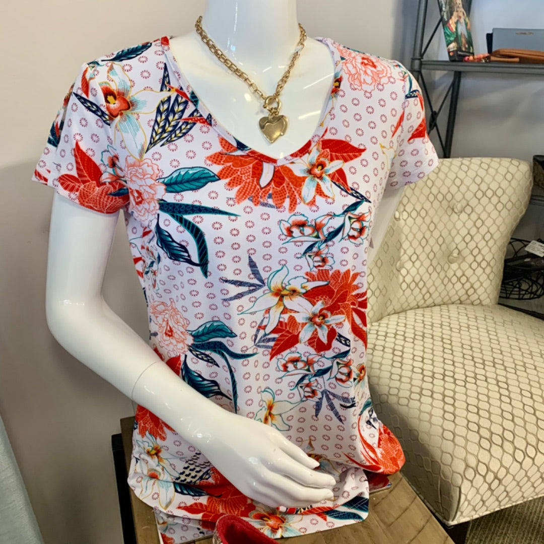Marie Claire, Tops, Small / Medium Multi on White
