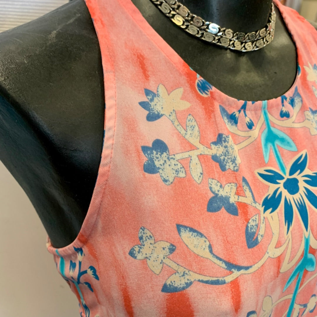 Violet+Claire, Top Sleeveless, Medium Pink Teal