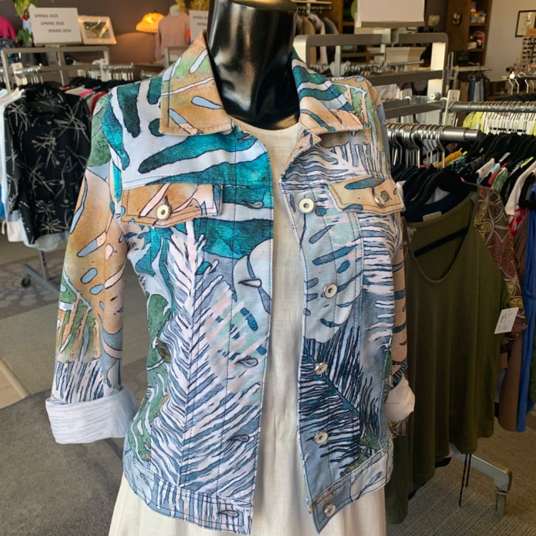 Dolcezza, Jackets, XS - S Teal Beige