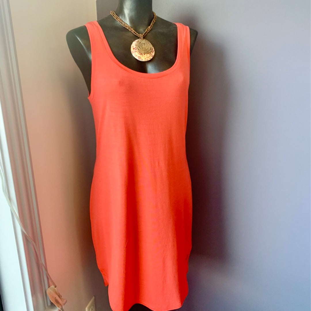 Icebreaker Sun Dress, Medium Coral