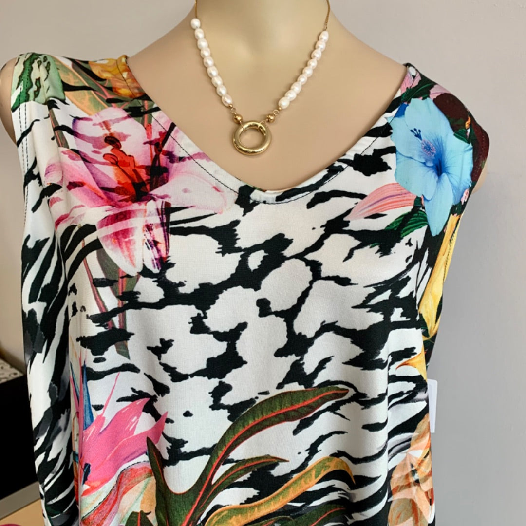 Mr Max Fashions, Tops, XLarge Multi Tropical Floral