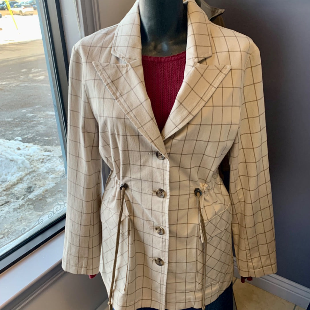 Cabi, Jackets, Medium Khaki Beige