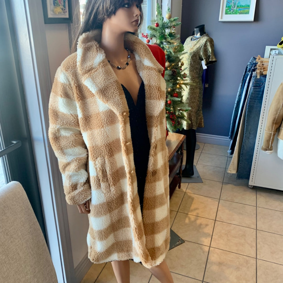 Regal, Coats, Size 2X Cream Toffee