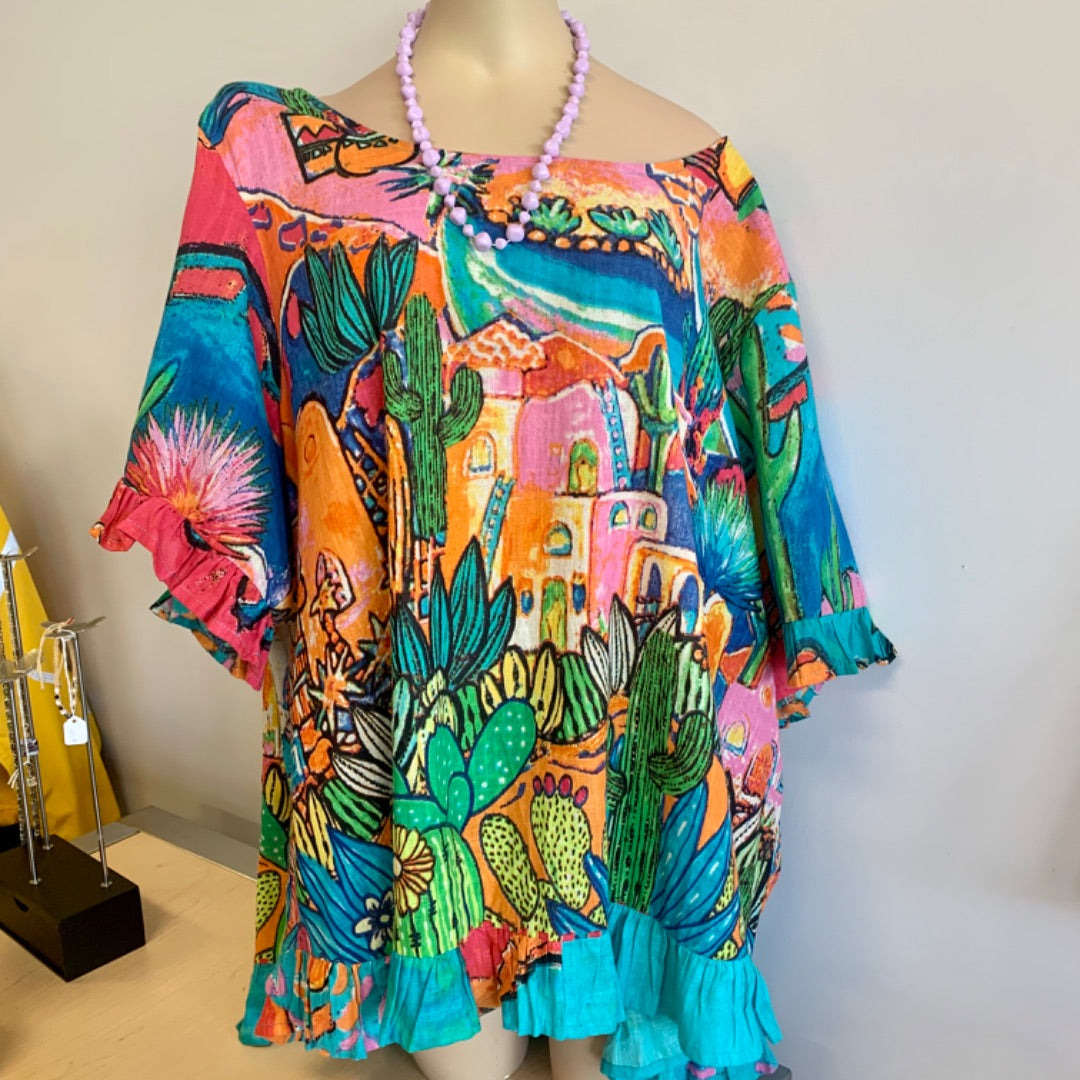 Orientique, Tops, Size 18 Multi