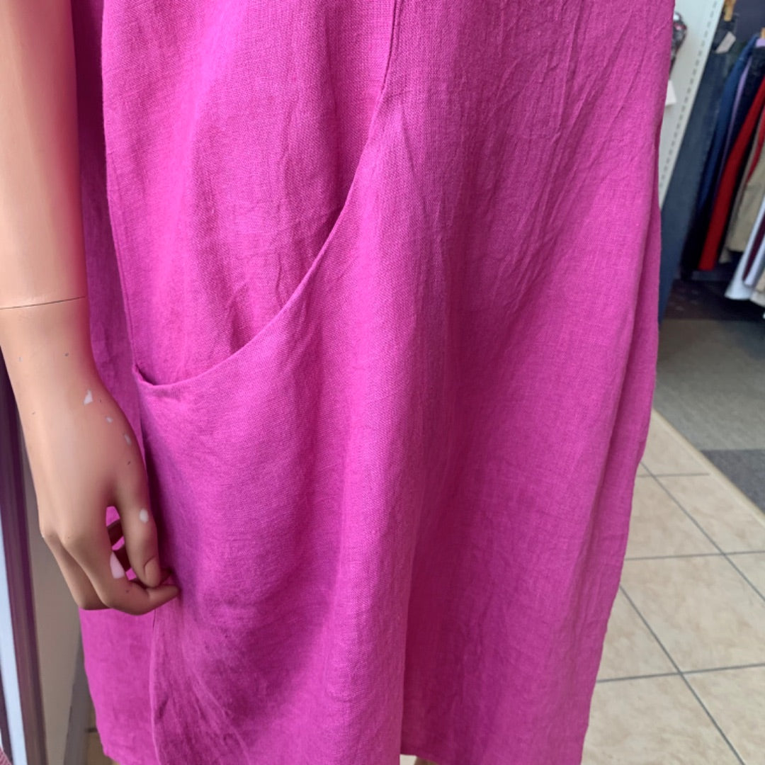 Pistache, Dresses, Large Fuchsia