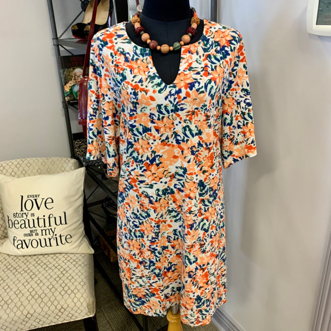 Hang Ten, Dresses, XLarge Orange White Blue