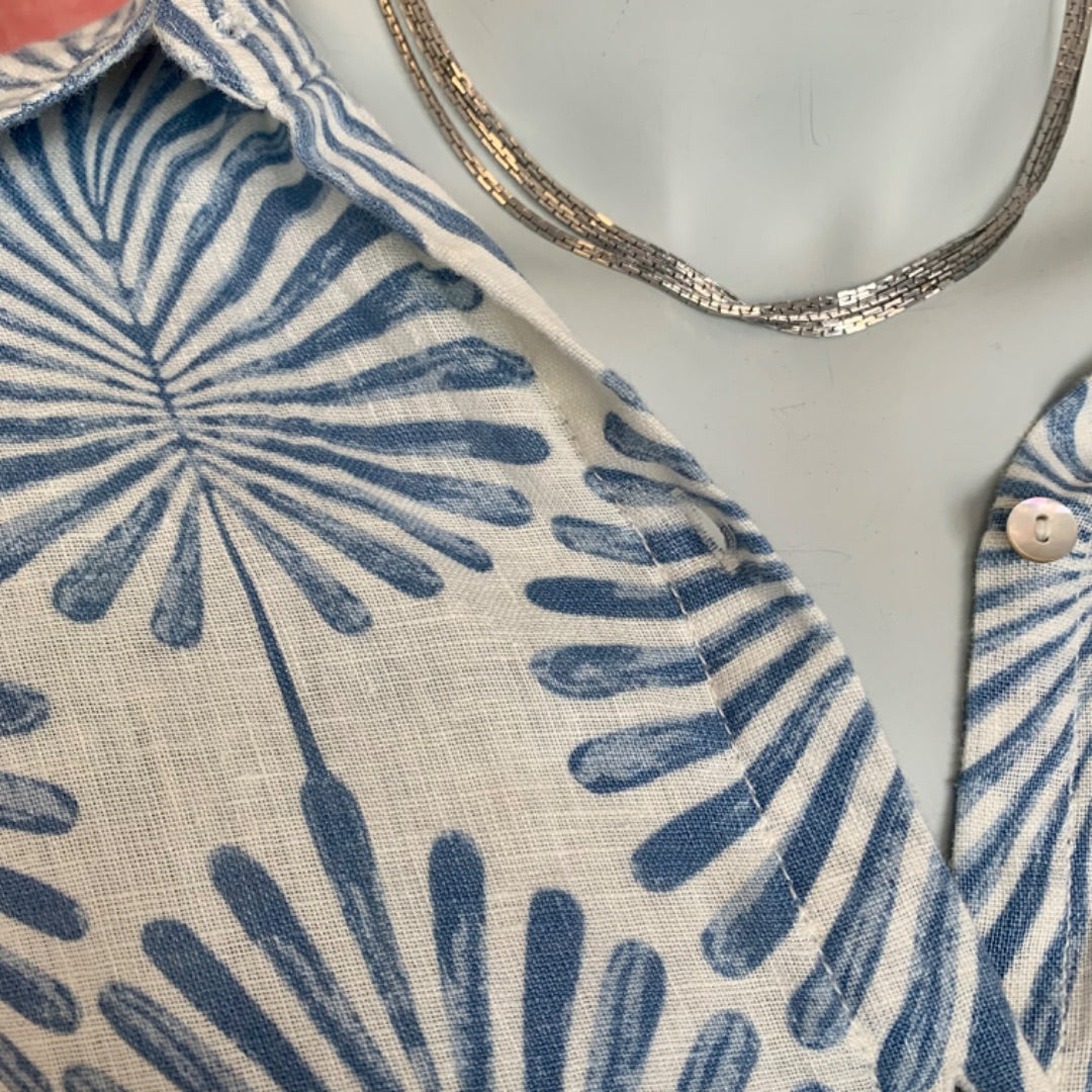 Joie, Tops, Large White Blue