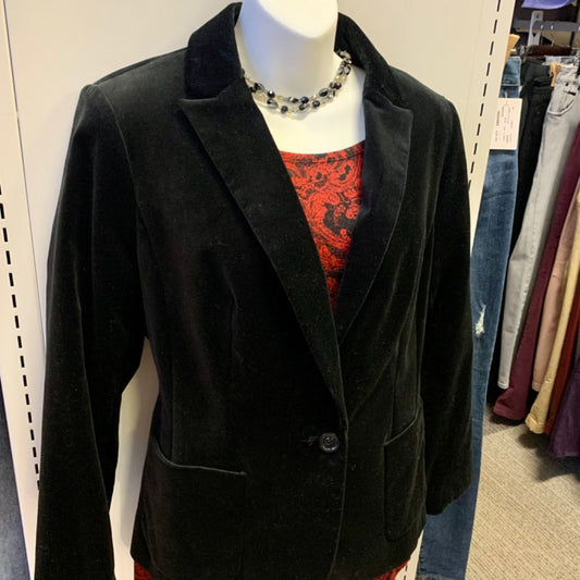 Talbots, Jackets, Medium Black