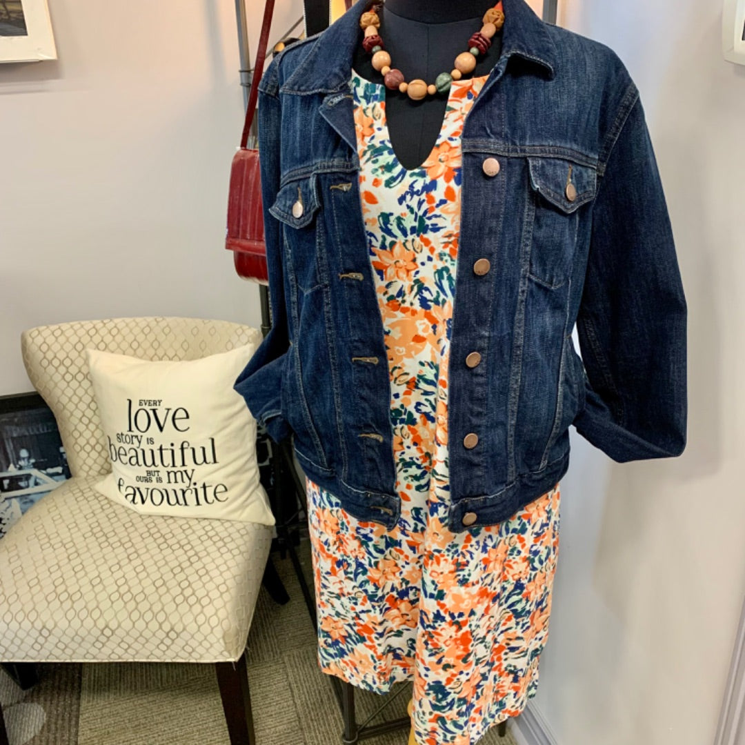 Hang Ten, Dresses, XLarge Orange White Blue