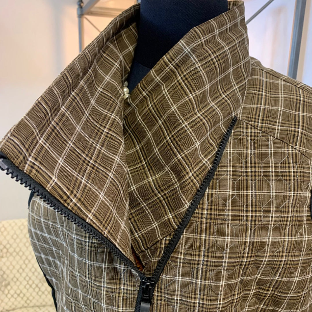 Kerrits, Vests, Large Brown Plaid