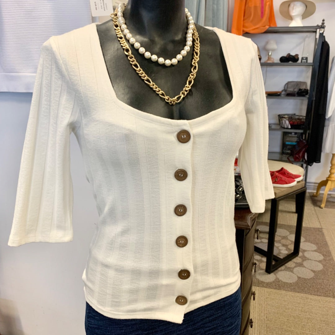 Free People, Tops, Small White
