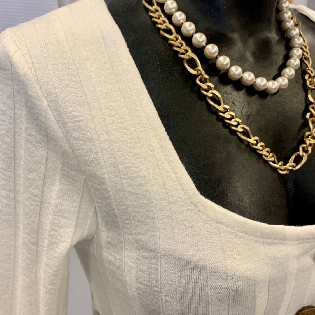 Free People, Tops, Small White