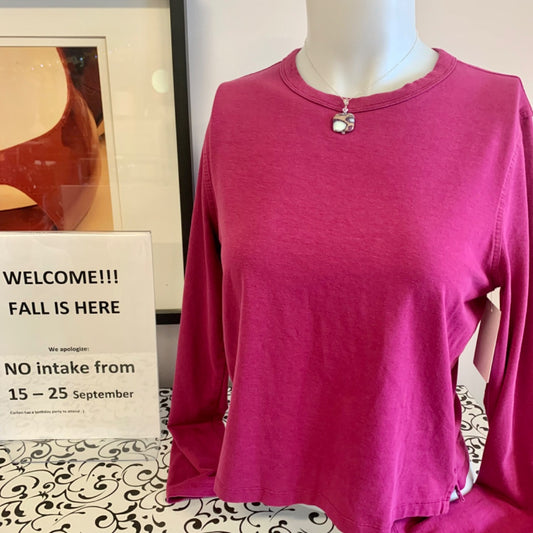 Lululemon Jersey top, XSmall Berry red