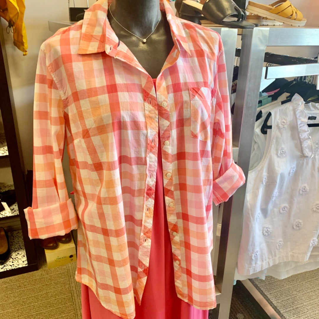Tommy H, Tops, XLarge Rose Pink White