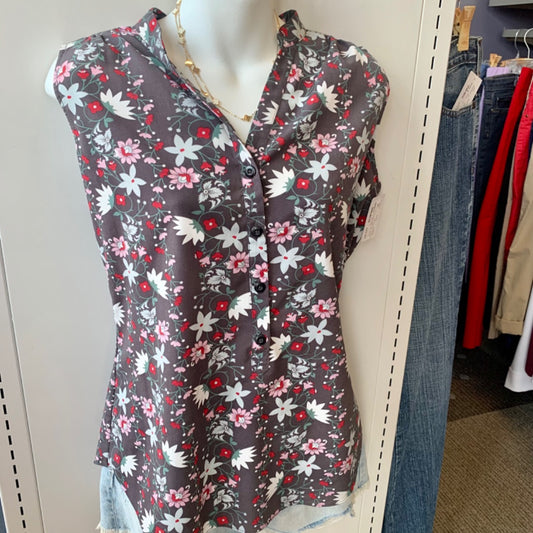 Cabi, Tops, Small Grey Floral