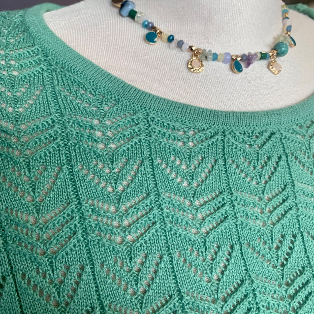 Cleo, Tops, Medium Green