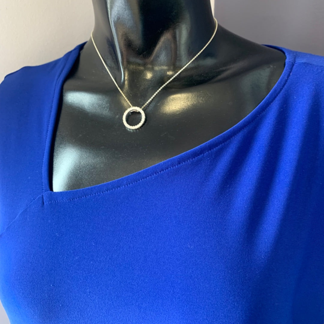 Sympli, Top Sleeveless, Size 10 Royal Blue