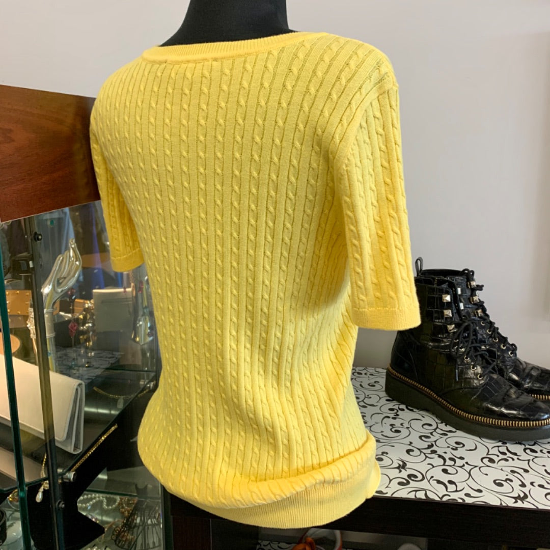 Tommy Hilfiger, Tops, Small Yellow