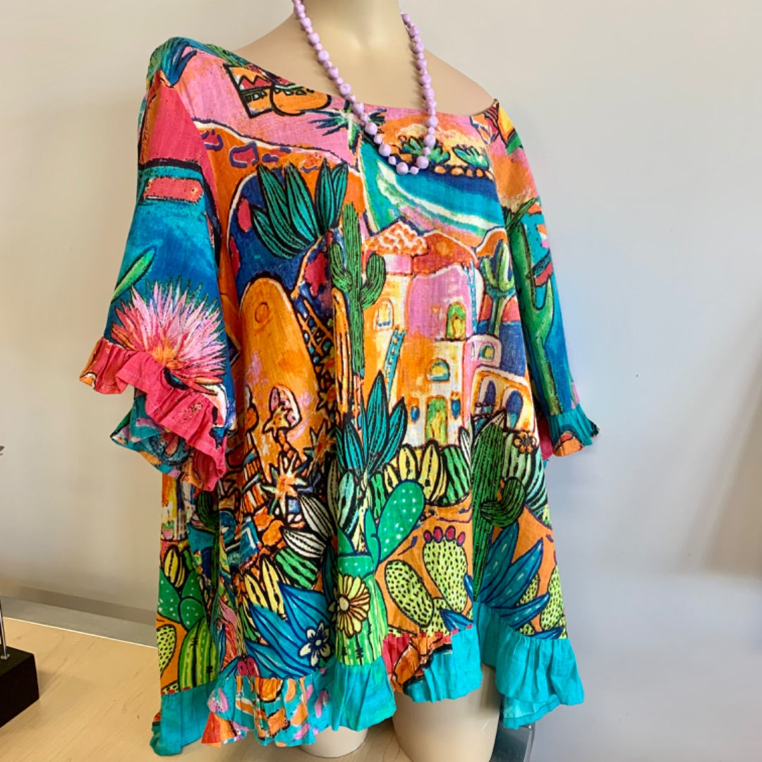 Orientique, Tops, Size 18 Multi
