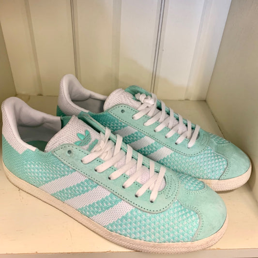 Adidas Gazelle, Size 7.5 Green White