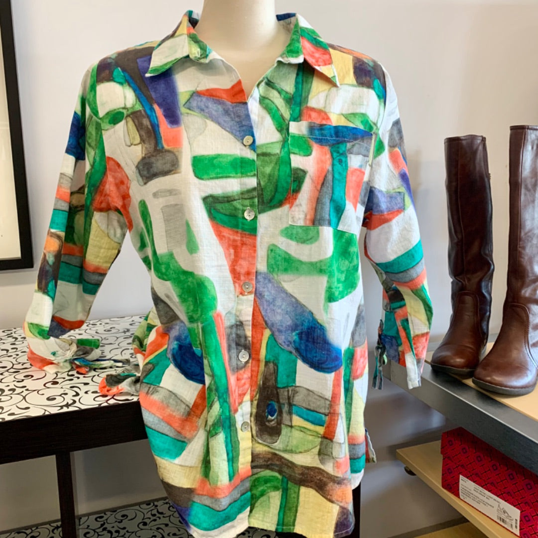 Alison Sheri, Tops, Large Multi