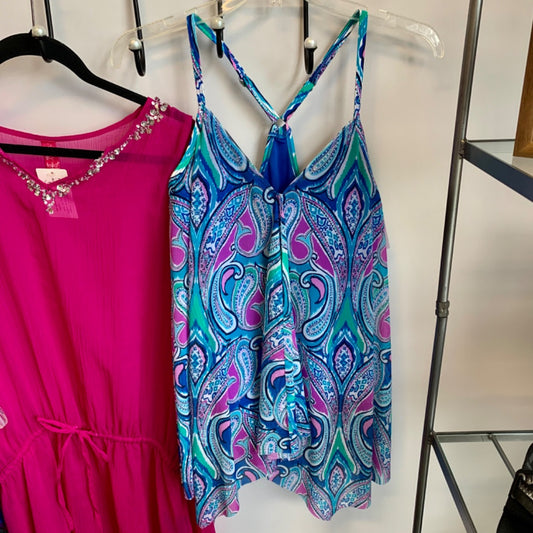 Beach House, Bathing Suits, Size 8 Mlt Teal