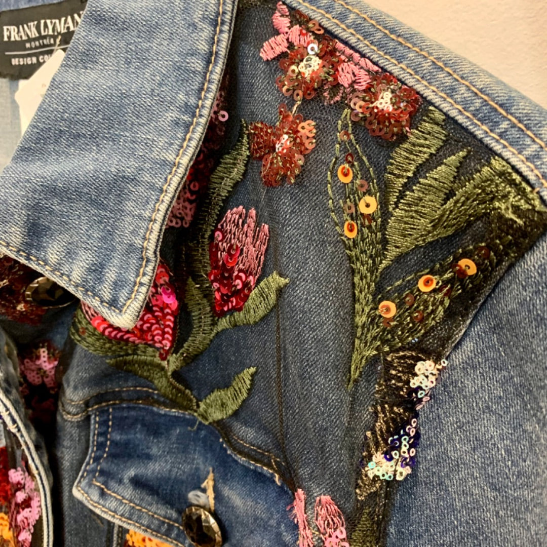 Frank Lyman, Jackets, Small Blue Multi