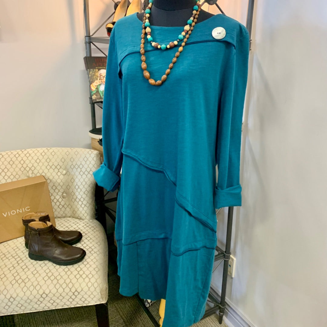Neon Buddha, Dresses, Large Teal
