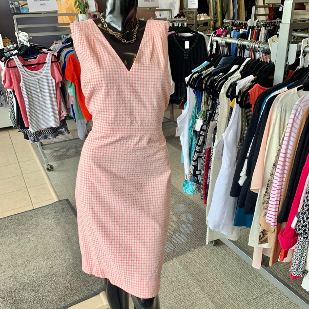 J Crew, Dresses, Size 14 Pink White