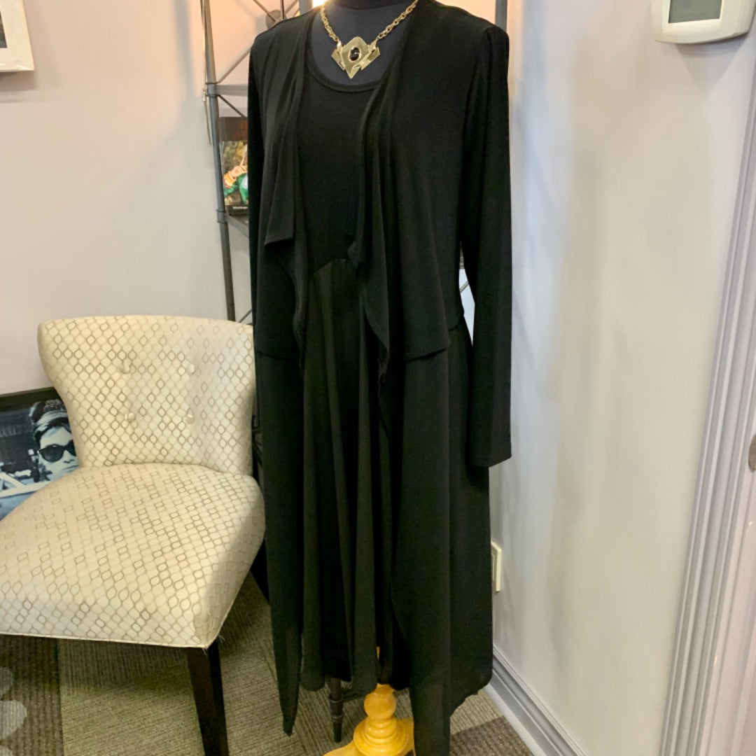 Picadilly, Cardigans, Medium Black