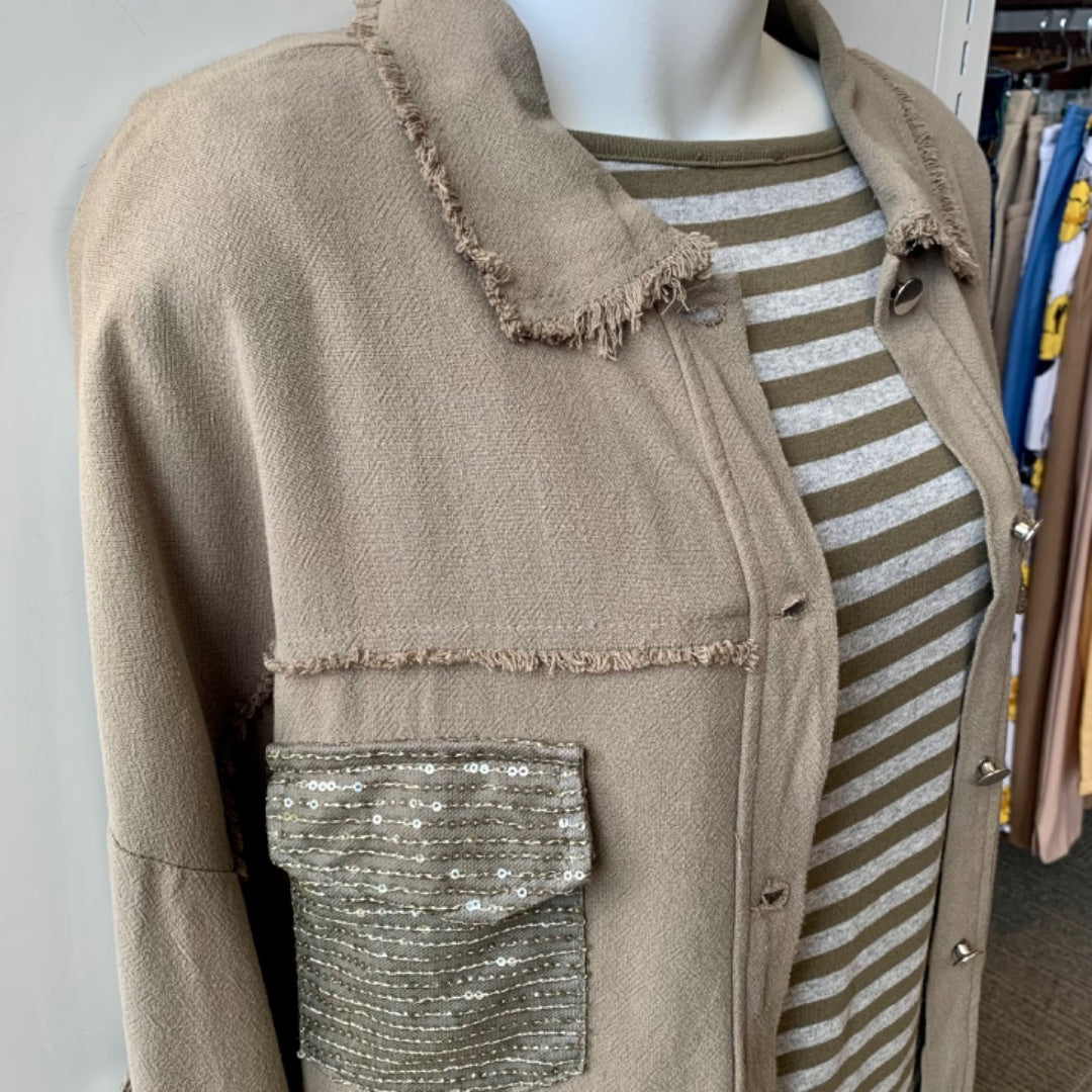 Alina's Exclusives, Jackets, Medium Khaki