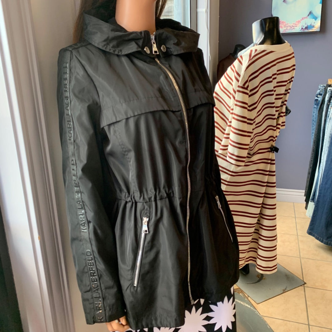 Karl Lagerfeld, Coats, Medium Black
