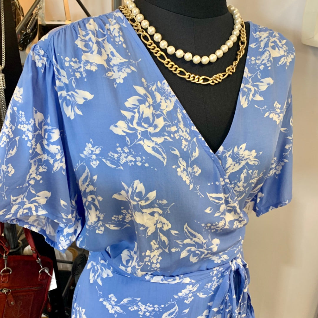 Gap, Dresses, XLarge Blue White