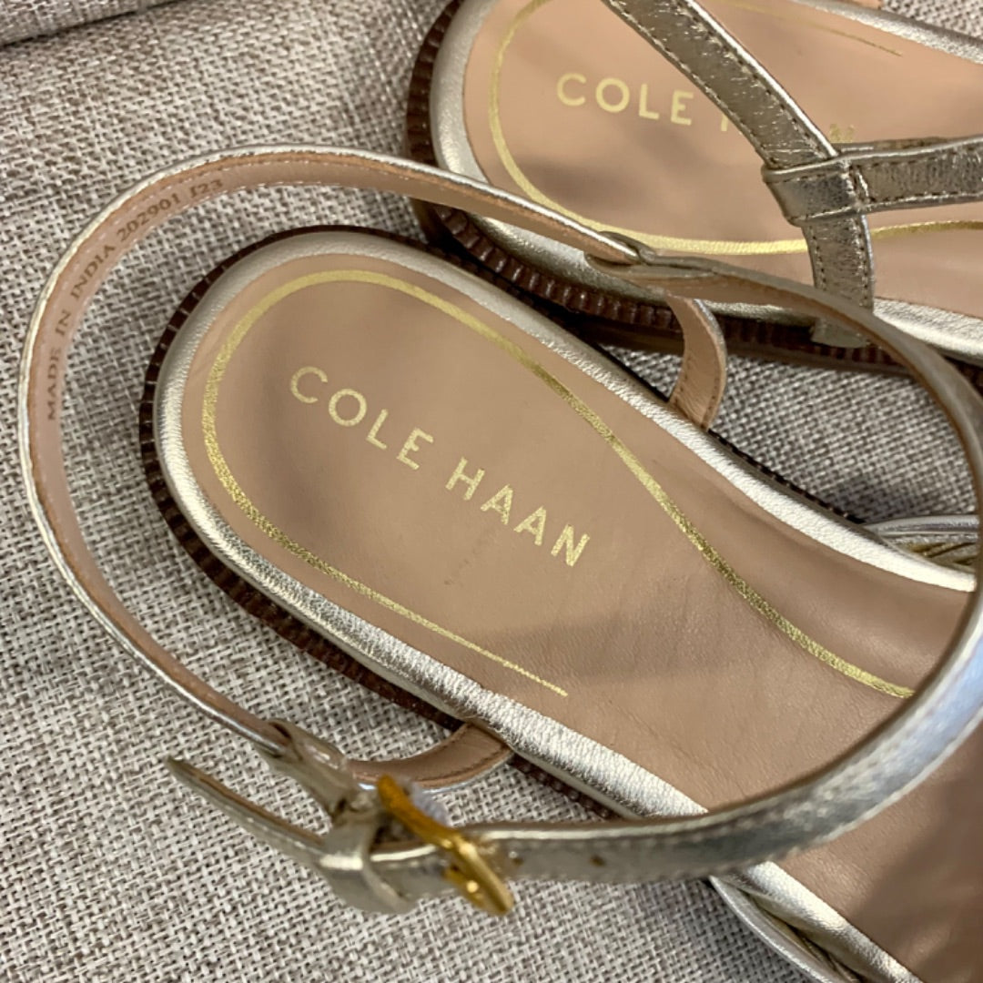 Cole Haan, Footwear, Size 9 Metallic