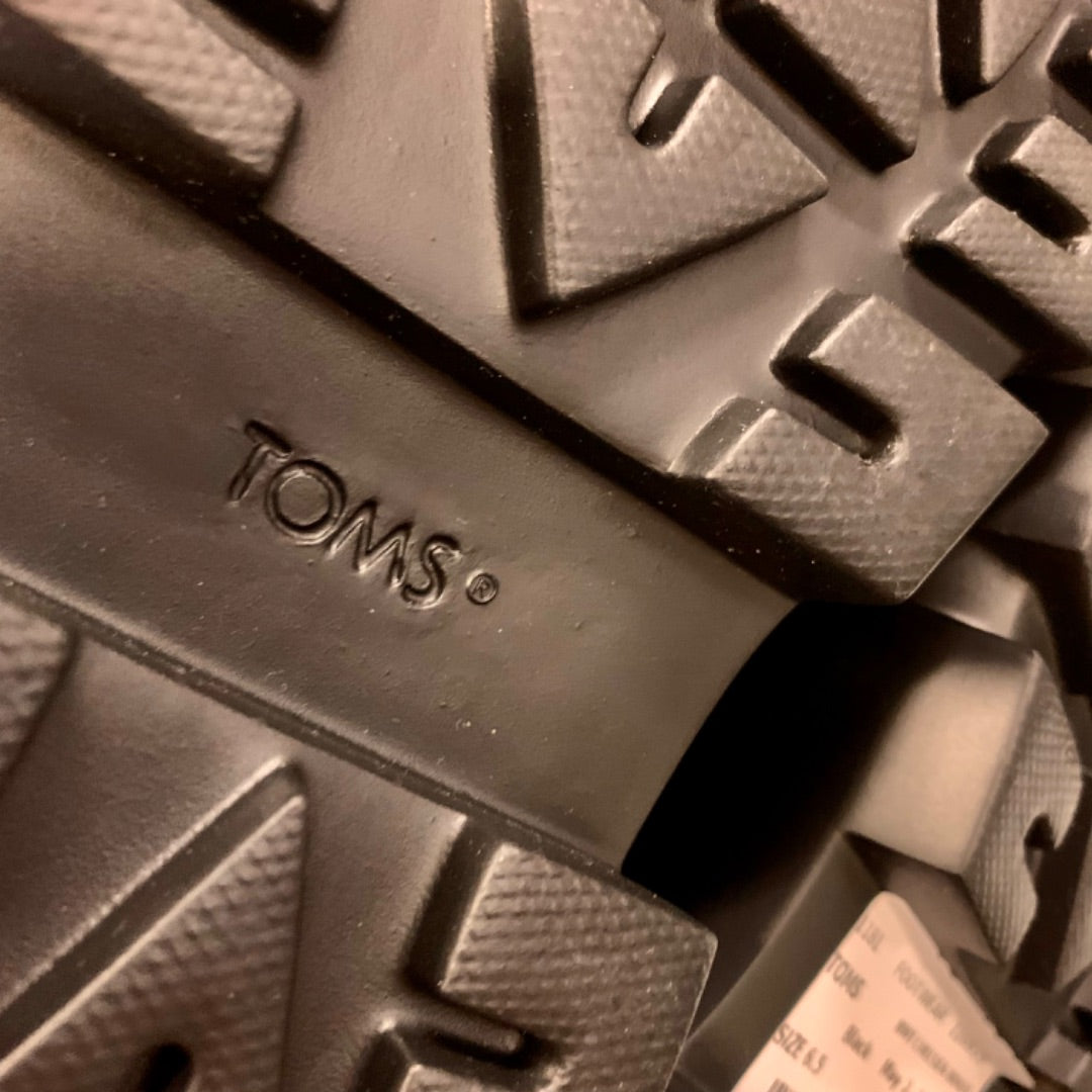 Toms, Size 6.5 Black