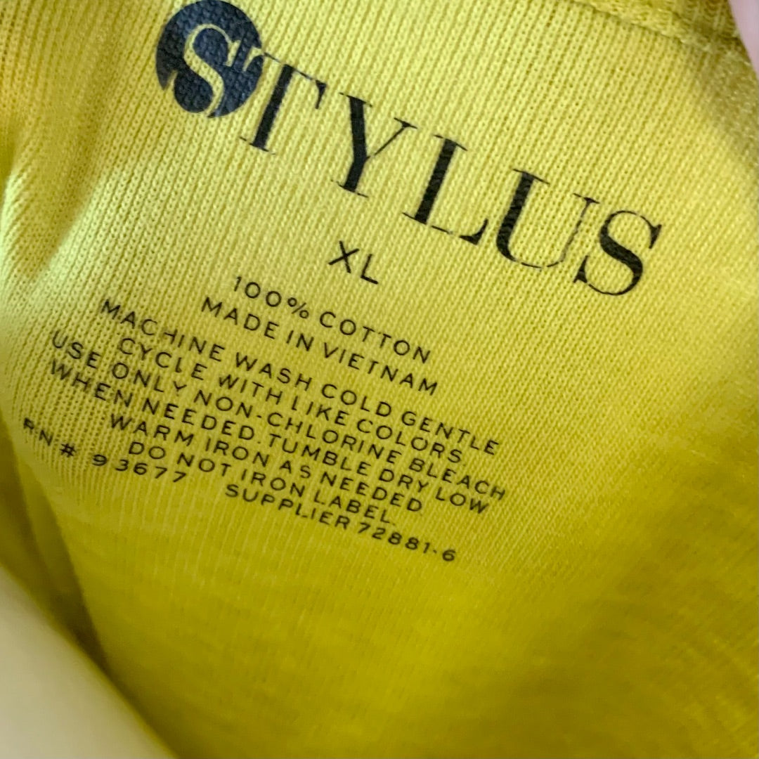 Stylus, Tops, XLarge Chartreuse