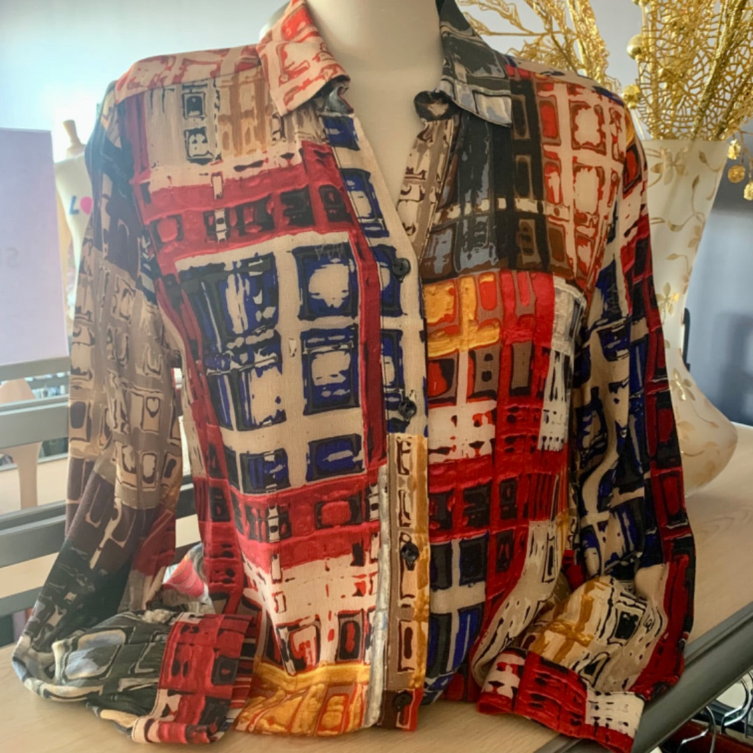 Art Simply Dolcezza, Blouses, Small Multi Square