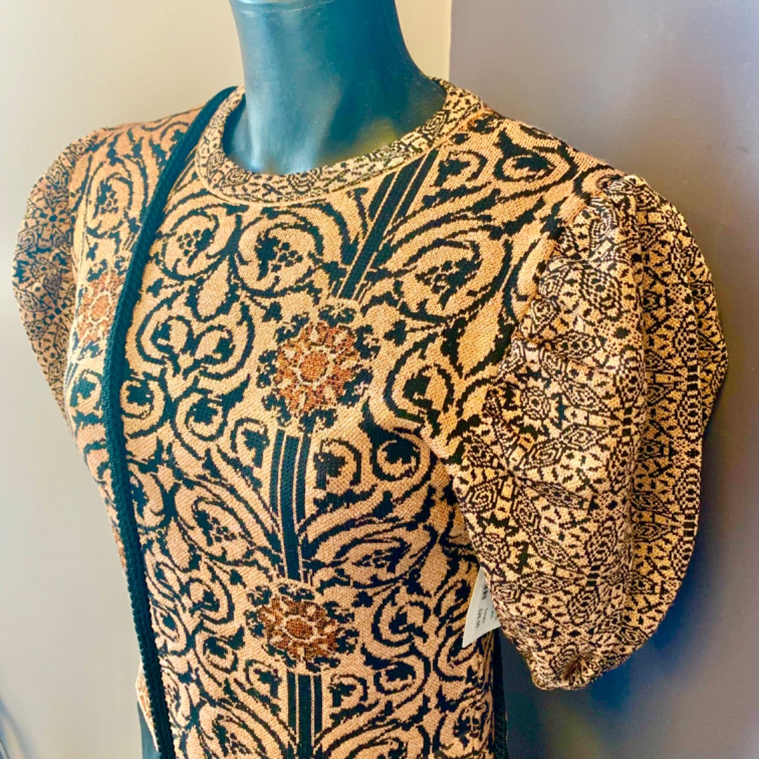 Zara, Tops, Medium Copper, black