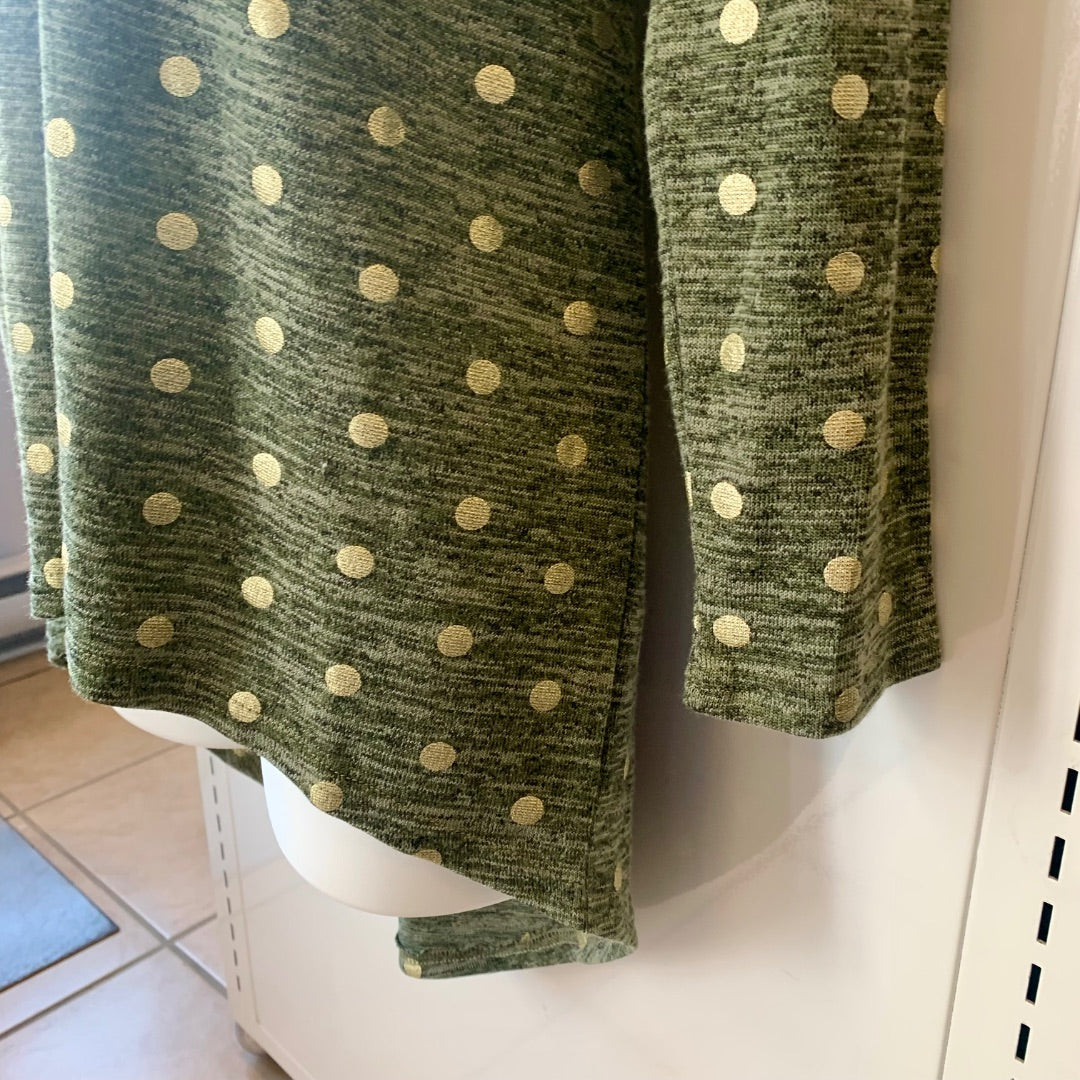 Papillon, Tops, Small Green Gold