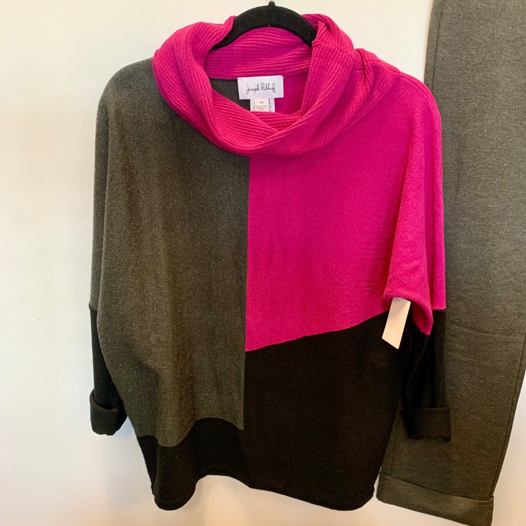 Joseph Ribkoff, Sweaters, Small Black Grey Cerise