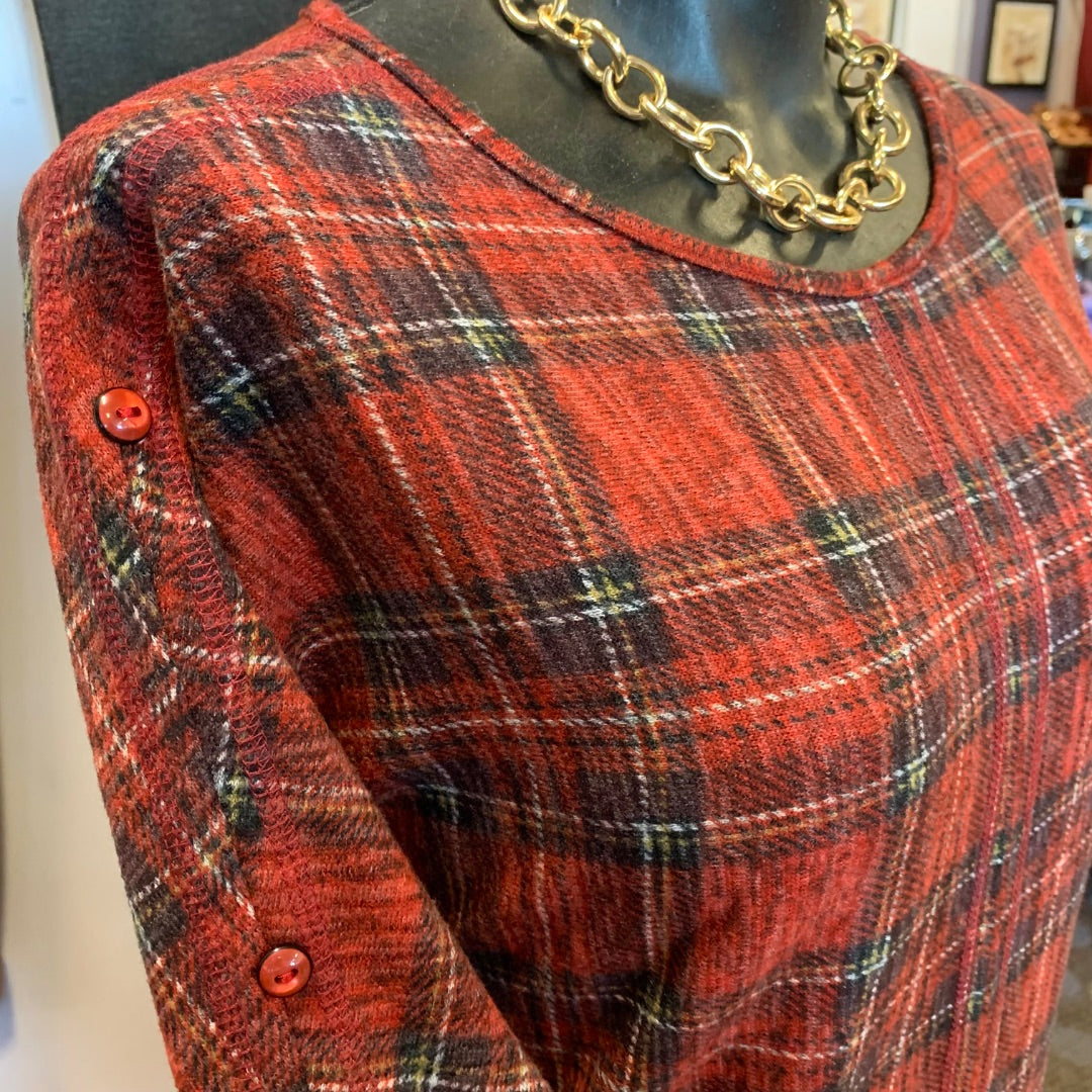 Pure Essence, Dresses, Medium Red Multi