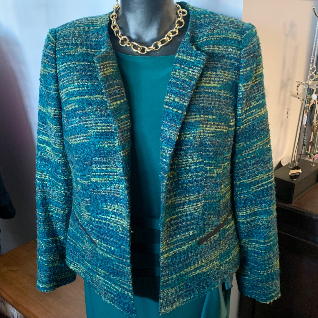 Laura Petites, Jackets, Size 8 Petites Green