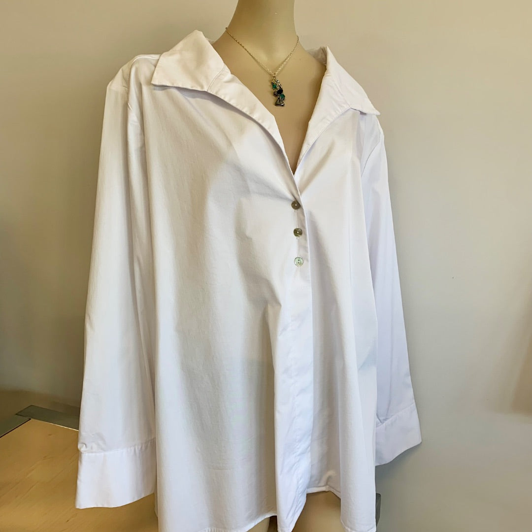 Marla Wynne, Tops, Size 1X White