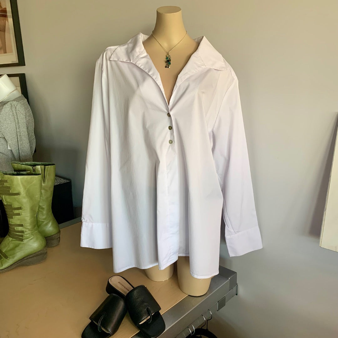 Marla Wynne, Tops, Size 1X White