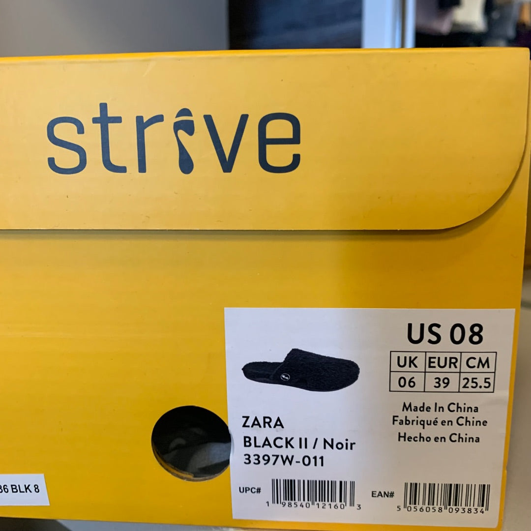Strive, Footwear, Size 8 Black